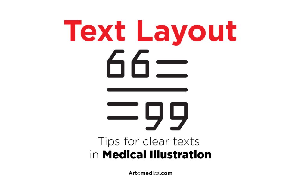 text layout medical illustration