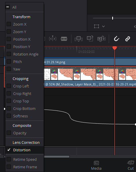 davinci resolve 17 waveform options envelopes