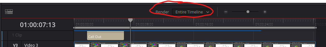 davinci resolve 17 render entire timeline or in and out range